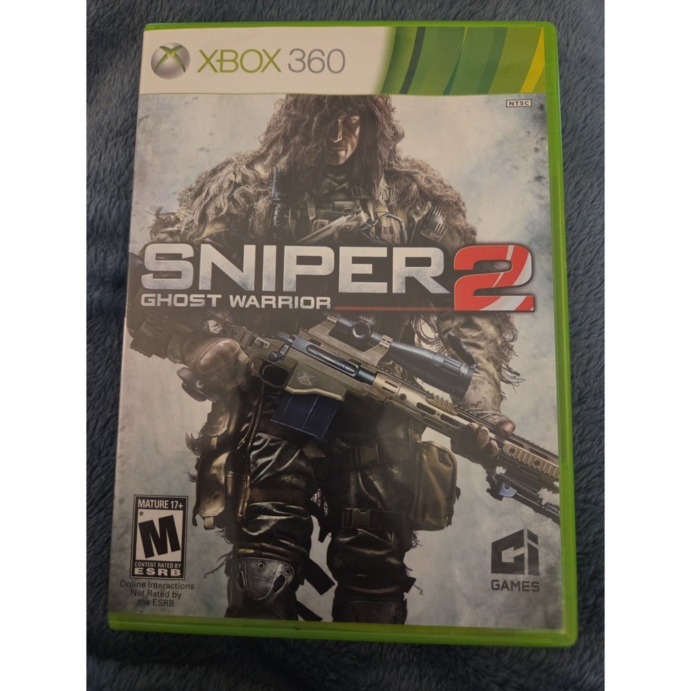 Sniper:‎ Ghost Warrior 2 (Microsoft Xbox 360, 2013) Used Tested